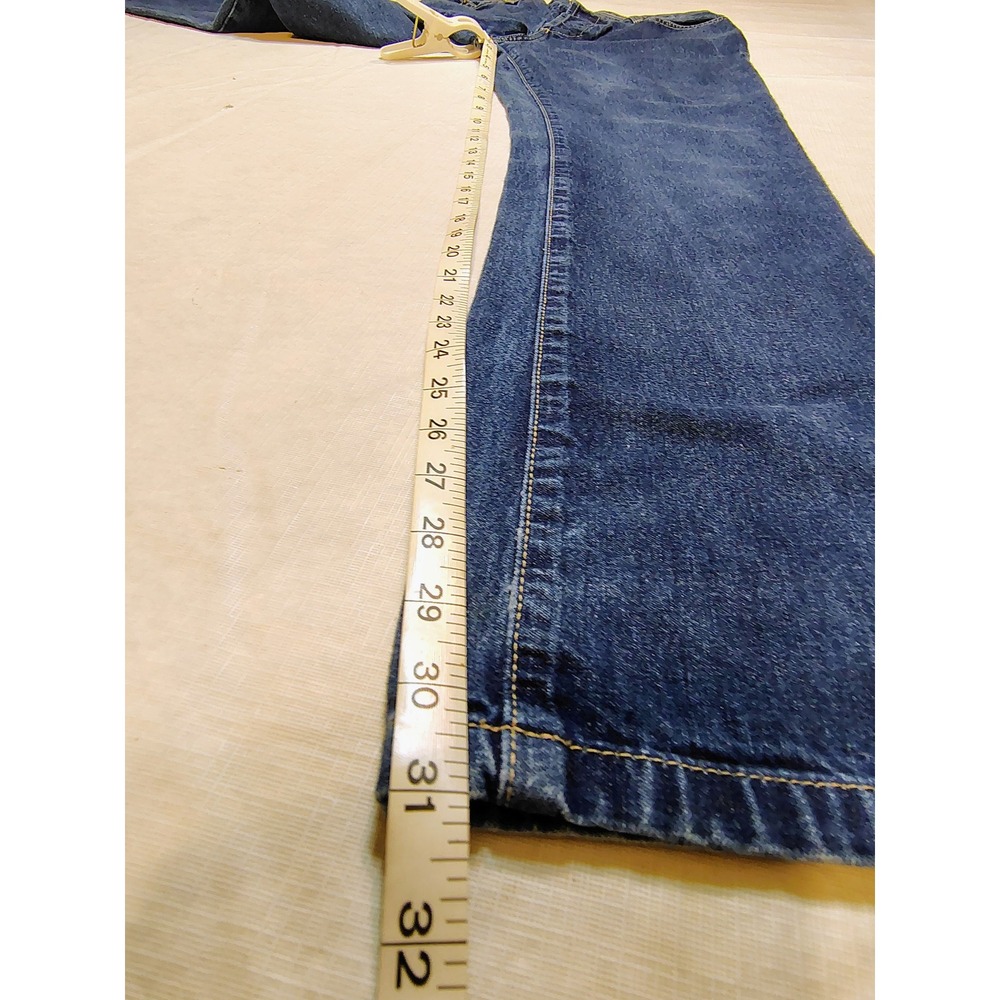 Tommy Jeans Starlet Jean Vintage Y2K Rinse Wash Button Fly Straight Leg Blue 9 - Picture 5 of 8